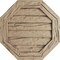 Ekena Millwork Timberthane Riverwood Octagonal Faux Wood Non-Functional Gable Vent, Primed Tan, 33"W x 33"H GVUROC33X33DRWPR - alternate 1